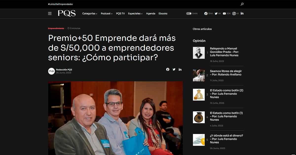 Descubre Cómo Participar en el Concurso Premios +50 Emprende y Desata tu Creatividad Empresarial